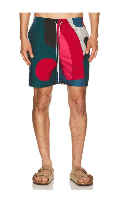 By Parra By Parra Ball To The Face Swim Shorts