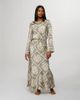 By Tess Collection By Tess Collection Emily Draped Cowl Neck Long Sleeve Maxi Dress - 5
