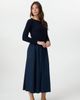 By Tess Collection By Tess Collection Jade Cable Knit and Poplin Mixed Media Dress - 3