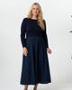 By Tess Collection By Tess Collection Jade Cable Knit and Poplin Mixed Media Dress - 4