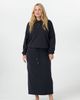 By Tess Collection By Tess Collection Lou Stretch Drawstring Waist Back Slit Skirt - 3