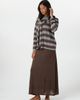 By Tess Collection By Tess Collection Willa Lined Metallic Knit A-Line Skirt - 1