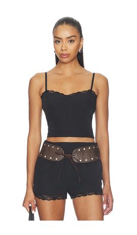 BY.DYLN BY.DYLN Onyx Corset Top