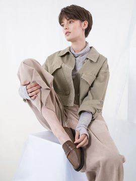 Byeuuns BIP18302 Hard Edge Loafer Brown
