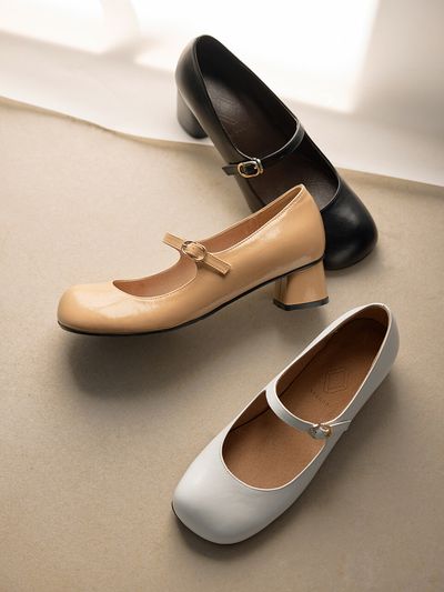 Byeuuns Pebble Maryjane Pumps_3 colors