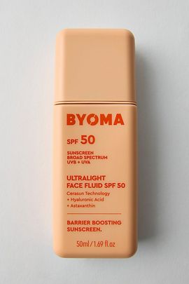 BYOMA BYOMA Ultra-Lightweight Face Fluid SPF 50 Sunscreen in Orange at Urban Outfitters