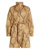 byTiMo Women's Quilted Satin Belted Coat - 1