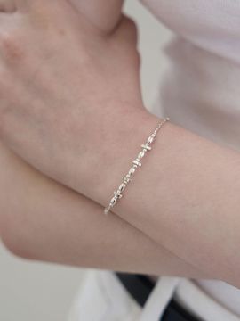 byweekend 925 Silver Adjustable Fine Bracelet