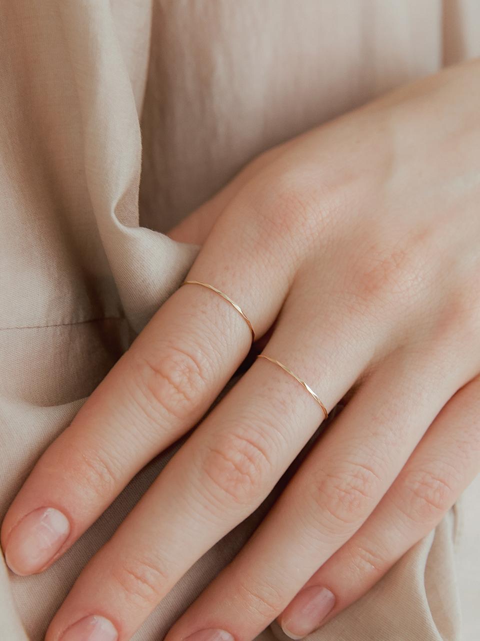 byweekend Mamre 14k Basic Cutting Ring