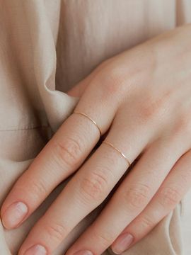 byweekend Mamre 14k Basic Cutting Ring