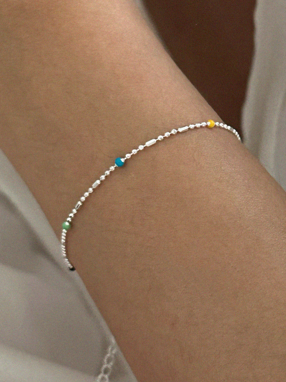 byweekend Silver925 Rainbow Bracelet