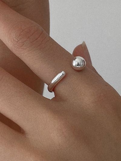 byweekend Silver 925 Luna Ring
