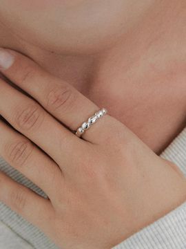 byweekend Sterling Silver French Ring