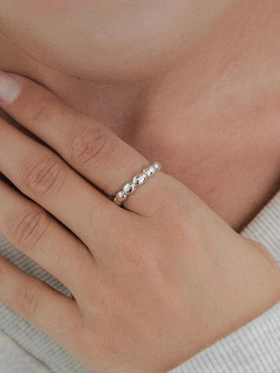 byweekend Sterling Silver French Ring