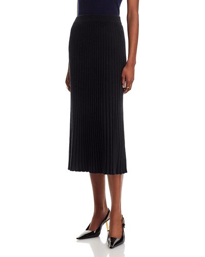 C By Bloomingdale's Cashmere C by Bloomingdale's Cashmere 100% Cashmere Ribbed Midi Skirt