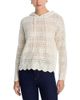 C By Bloomingdale's Cashmere C by Bloomingdale's Cashmere 100% Pointelle Hoodie Sweater - 1