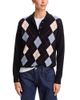 C By Bloomingdale's Cashmere C by Bloomingdale's Cashmere Argyle Polo Cashmere Sweater, Exclusive - 1