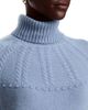 C By Bloomingdale's Cashmere C by Bloomingdale's Cashmere Cable Turtleneck Cashmere Sweater - 4