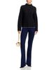 C By Bloomingdale's Cashmere C by Bloomingdale's Cashmere Cashmere Striped Mock Neck Sweater - 2