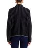 C By Bloomingdale's Cashmere C by Bloomingdale's Cashmere Cashmere Striped Mock Neck Sweater - 3