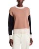 C By Bloomingdale's Cashmere C by Bloomingdale's Cashmere Color Block Drop Shoulder Crewneck Sweater - 1