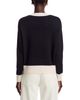 C By Bloomingdale's Cashmere C by Bloomingdale's Cashmere Color Block Drop Shoulder Crewneck Sweater - 3
