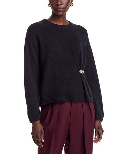 C By Bloomingdale's Cashmere C by Bloomingdale's Cashmere Hardware Crewneck Cashmere Sweater, Exclusive