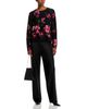 C By Bloomingdale's Cashmere C by Bloomingdale's Cashmere Peony Printed Crewneck Sweater - 2
