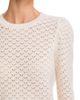 C By Bloomingdale's Cashmere C by Bloomingdale's Cashmere Pointelle Crewneck Puff Sleeve Cashmere Sweater, Exclusive - 4