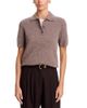 C By Bloomingdale's Cashmere C by Bloomingdale's Cashmere Short Sleeve Polo Cashmere Sweater, Exclusive - 1