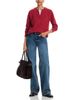 C By Bloomingdale's Cashmere C by Bloomingdale's Cashmere Split Neck Cable Sweater - 2