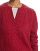 C By Bloomingdale's Cashmere C by Bloomingdale's Cashmere Split Neck Cable Sweater - 4