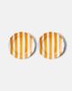 Cabana Cabana Righe set of 2 ceramic dessert plates - 1