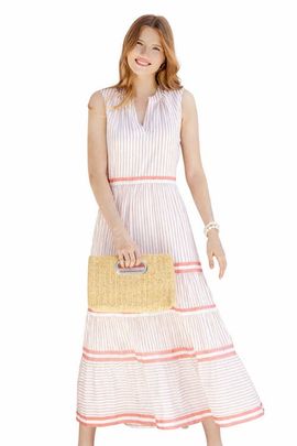 Cabana Life Cabana Life Sleeveless Tiered Maxi Dress