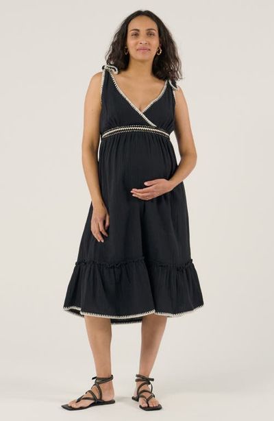 Cache Coeur Cache Coeur Maternity and Nursing Behemian Midi Dress Gaia