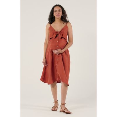 Cache Coeur Cache Coeur Maternity and Nursing Knot Dress Nolwenn