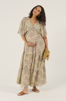Cache Coeur Cache Coeur Maternity and Nursing Maxi Bohemian Dress Juliette
