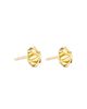 Cadar Cadar 18K Yellow Gold B Home Star Stud Earrings - 2