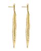 Cadar Cadar 18K Yellow Gold Medium Feather Earrings - 2