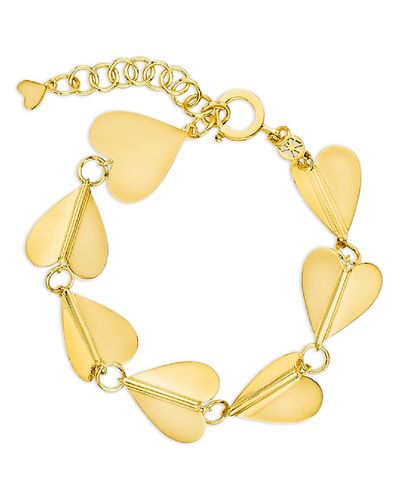 Cadar Cadar 18K Yellow Gold Wings of Love Link Bracelet