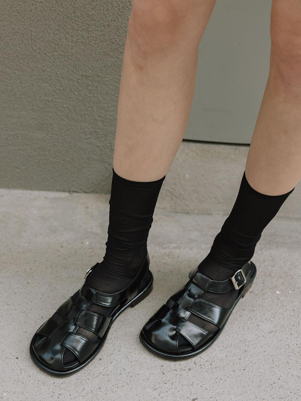 cahaya BREEZE FISHERMAN SANDAL_BLACK