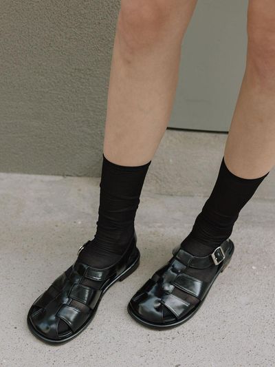 cahaya BREEZE FISHERMAN SANDAL_BLACK