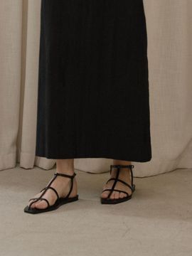 cahaya LOE STRAP SANDAL_BLACK