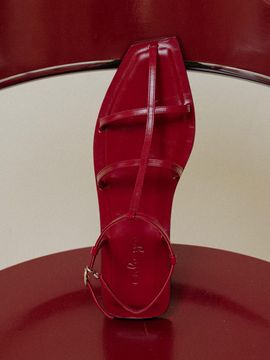 cahaya LOE STRAP SANDAL_RED