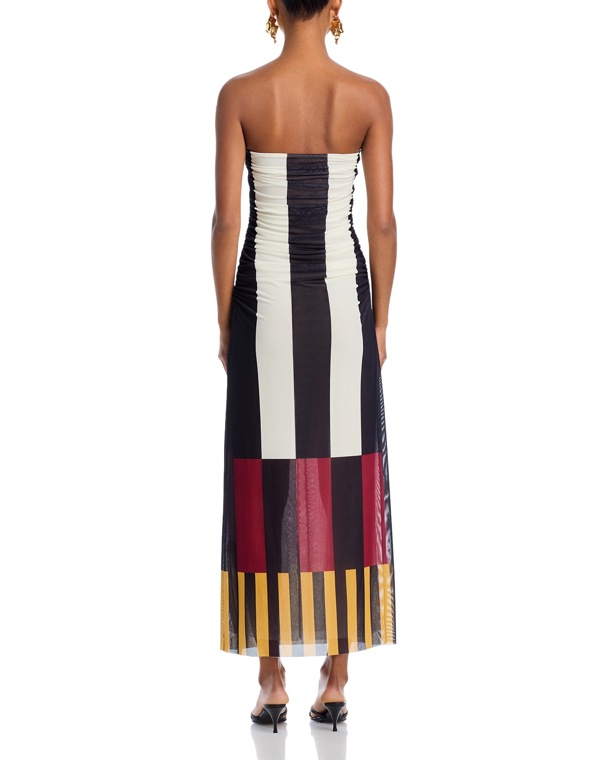 Cala De La Cruz - Cala de la Cruz Daphne Striped Tube Dress Cala De La Cruz - Cala de la Cruz Daphne Striped Tube Dress