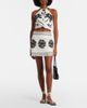 Cala de la Cruz Cala de la Cruz Eve floral linen miniskirt - 2