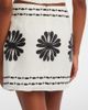 Cala de la Cruz Cala de la Cruz Eve floral linen miniskirt - 4