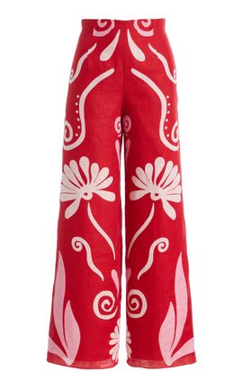 Cala de la Cruz Cala de la Cruz Exclusive Toya Linen WideLeg Pants