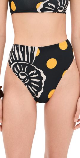 Cala de la Cruz Cala de la Cruz Lulu Bikini Bottoms Calicobw