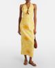 Cala de la Cruz Cala de la Cruz Orly printed cutout linen maxi dress - 2